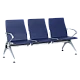 Visitor bench with 3 seats Carmen CR-1036-3 - blue