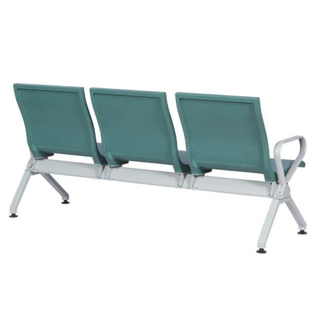 Visitor bench with 3 seats Carmen CR-1037-3 - green
