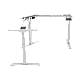 Lifting frame for adjustable corner desk Carmen CR-223 C - white