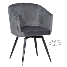 Dining chair VENICE - graphite