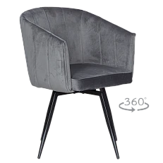 Dining chair VENICE - graphite
