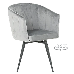 Dining chair VENICE - light gray