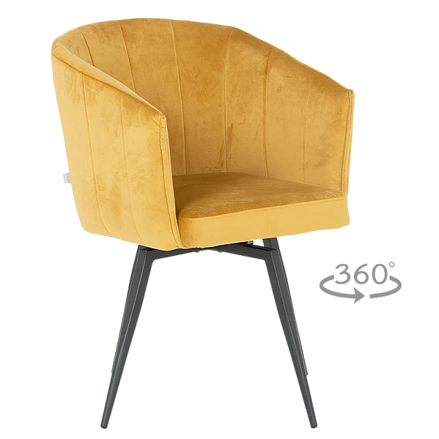 Dining chair VENICE - yellow