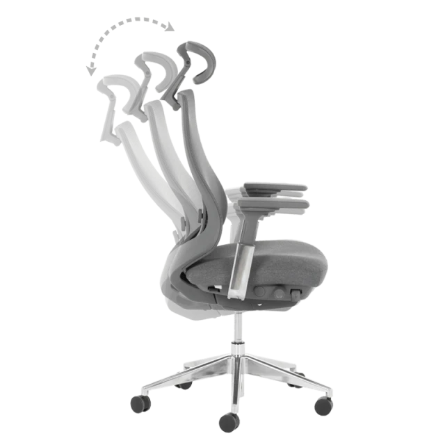 Ergonomic chair BADEN - gray