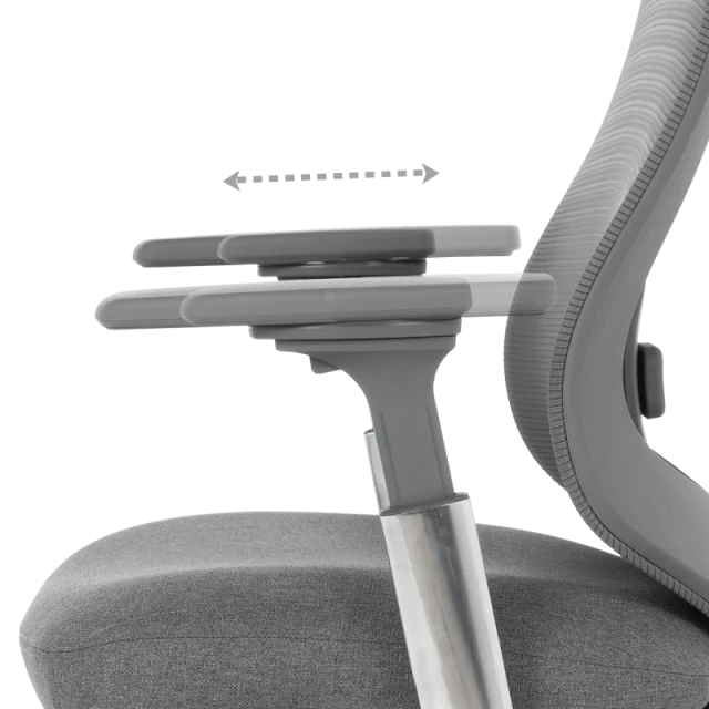 Ergonomic chair BADEN - gray