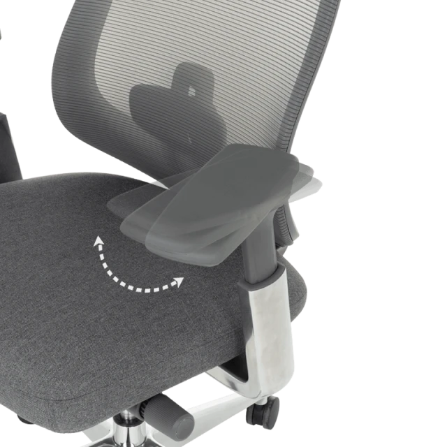 Ergonomic chair BADEN - gray