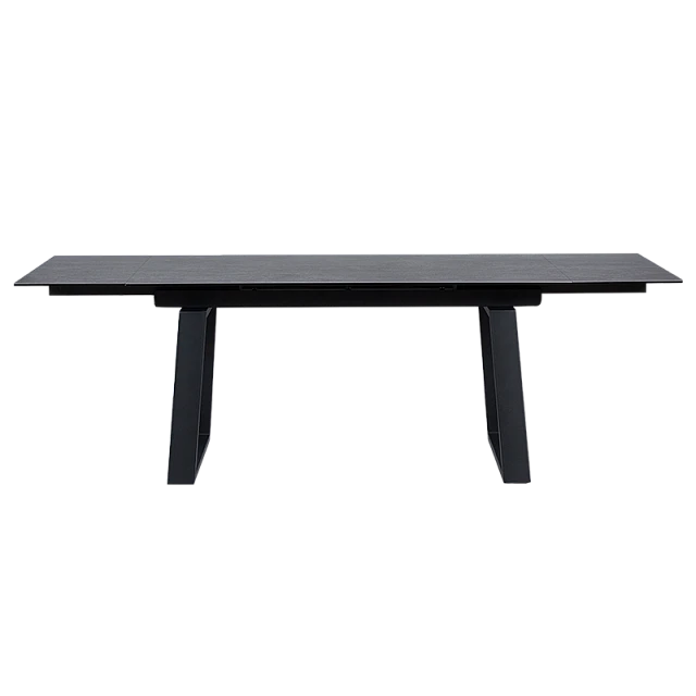 Extendable dining table MIELEC - gray