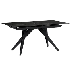 Extendable dining table KONIN - black