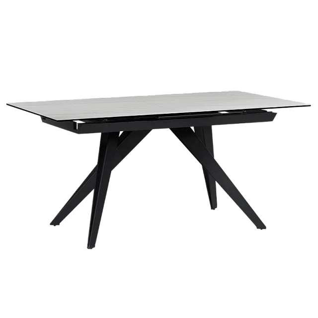 Extendable dining table KONIN - white