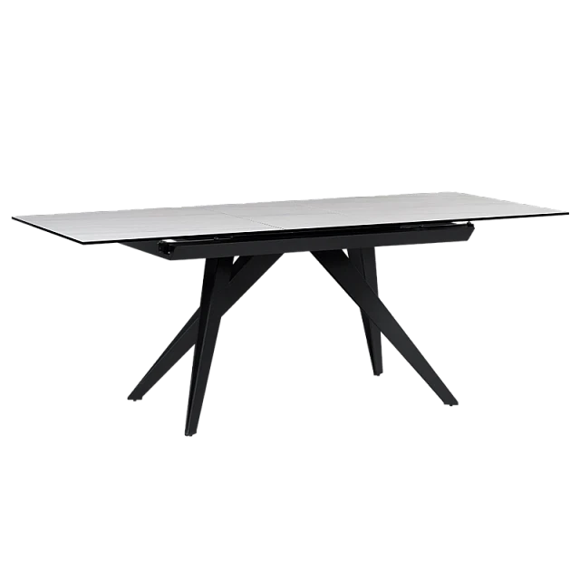 Extendable dining table KONIN - white