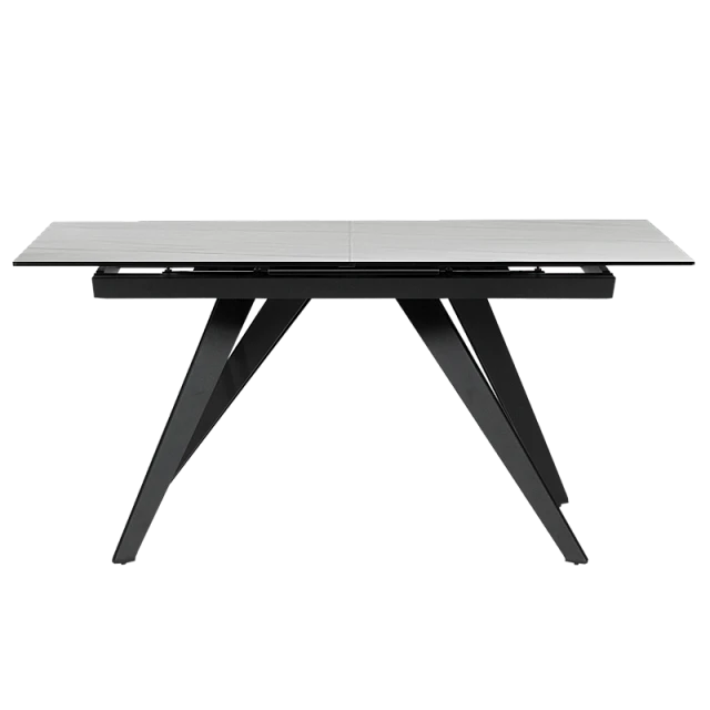 Extendable dining table KONIN - white