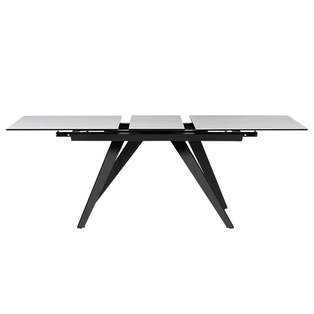 Extendable dining table KONIN - white