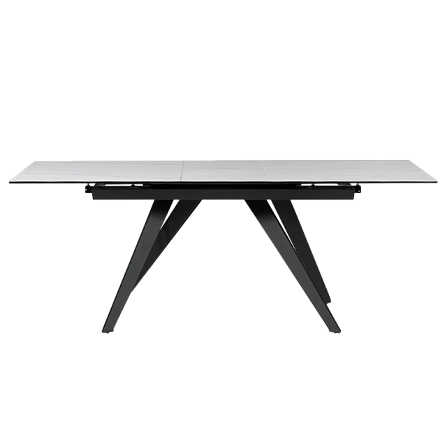 Extendable dining table KONIN - white
