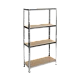 Μεταλλικά ράφια Carmen CR-1011 - 160x80x40 cm, έως 100 kg ανά ράφι - ψευδάργυρος