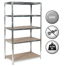 Μεταλλική βάση Carmen CR-1013 - 180x90x30 cm, έως 100 kg ανά ράφι - ψευδάργυρος