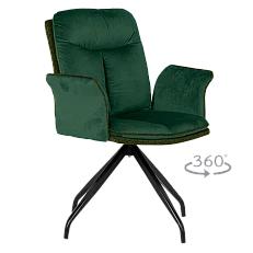 Dining chair MARLOW - dark green BF 2