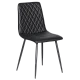 Dining chair MONZA eco leather - black