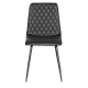 Dining chair MONZA eco leather - black