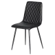 Dining chair MONZA eco leather - black