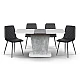 Dining chair MONZA eco leather - black