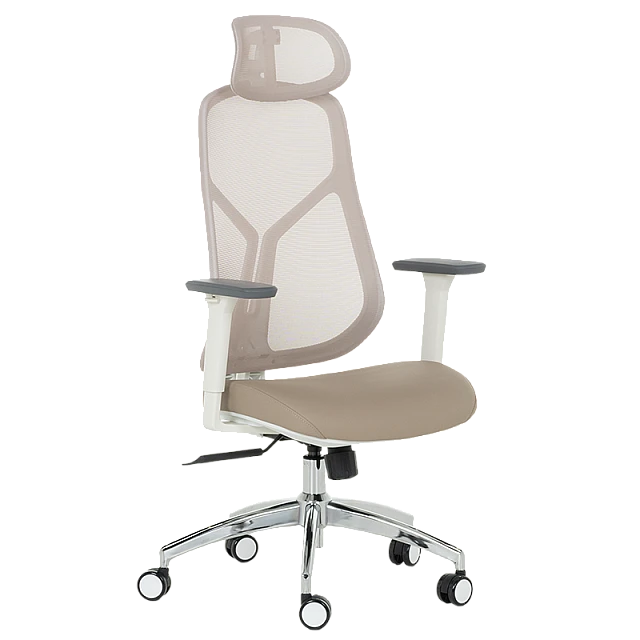 Ergonomic chair Carmen 7901 W eco-leather - coffee