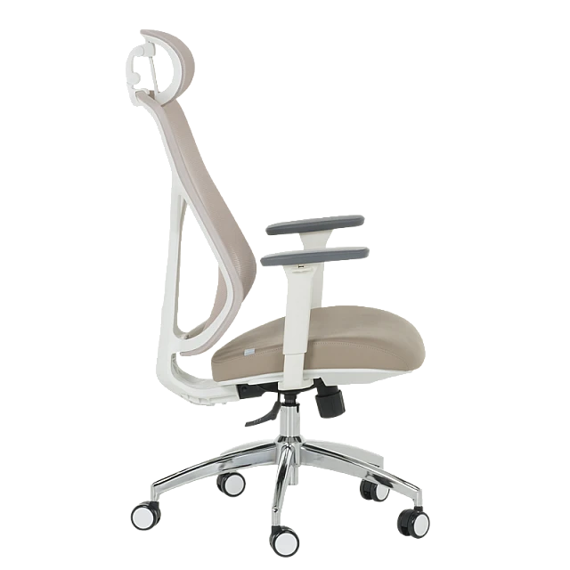 Ergonomic chair Carmen 7901 W eco-leather - coffee