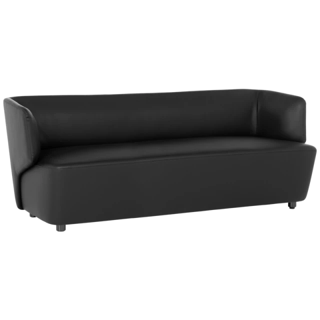 Sofa - three-seater TUNE - black