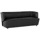 Sofa - three-seater TUNE - black