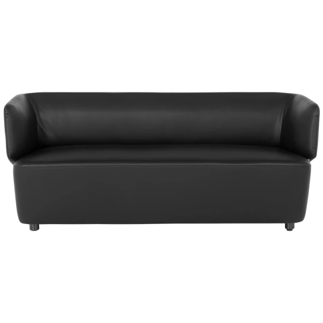 Sofa - three-seater TUNE - black