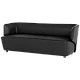 Sofa - three-seater TUNE - black