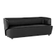 Sofa - three-seater TUNE - black