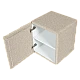 Bedroom bedside table COMFORT left - cream 04