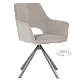 Dining chair READING 2 - light gray MJ 3