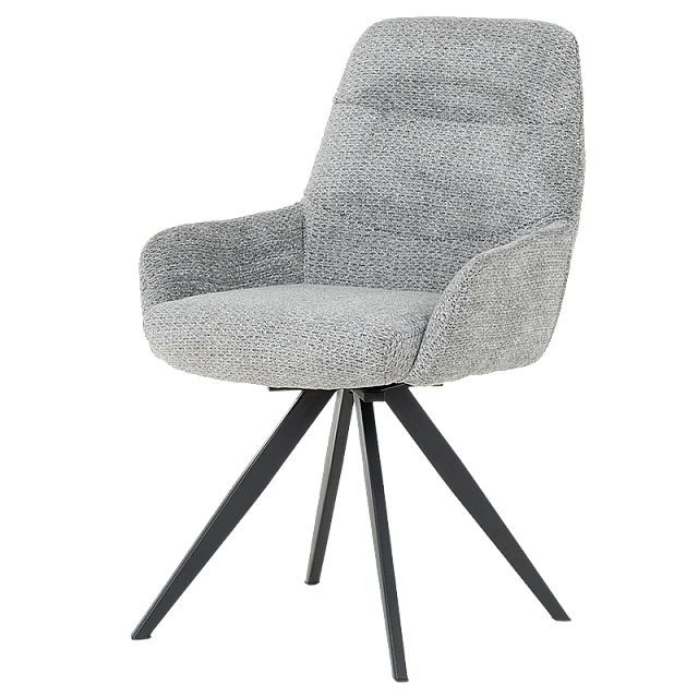 Трапезен стол ASCOT - сив B 90