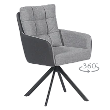 Dining chair SEFTON - gray CM