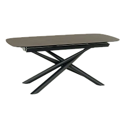 Extendable dining table BROK X - beige