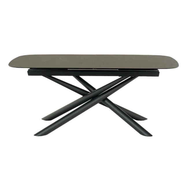 Extendable dining table BROK X - beige