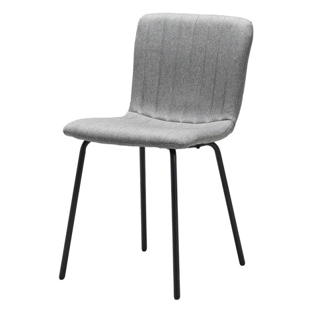 Dining chair CLUN - light gray