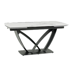 Extendable dining table TORUN - white