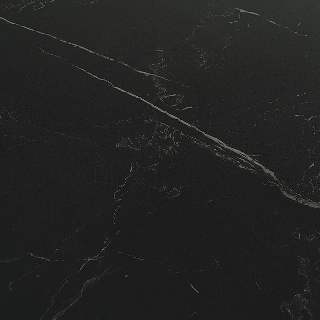 Extendable dining table TORUN - black