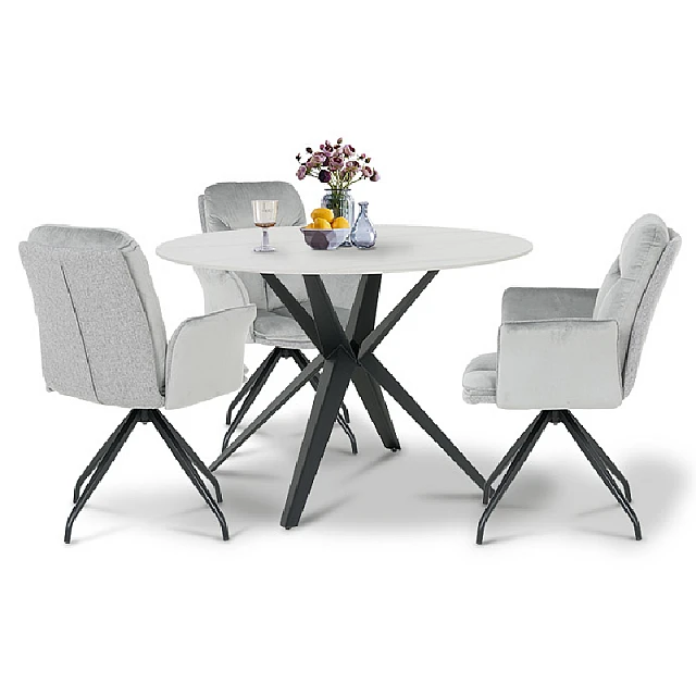 Dining table BUK - white