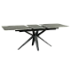 Extendable dining table ZORY - gray