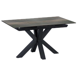 Extendable dining table STARGARD X - walnut