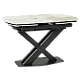 Extendable dining table DIGORA L NEW - gray / white