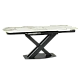 Extendable dining table DIGORA L NEW - gray / white