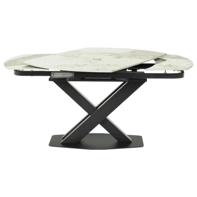 Extendable dining table DIGORA L NEW - gray / white