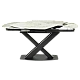 Extendable dining table DIGORA L NEW - gray / white