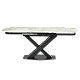 Extendable dining table DIGORA L NEW - gray / white