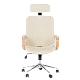 Presidential office chair Carmen 6404 - beech-cream