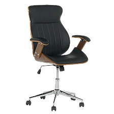 Presidential office chair Carmen 6408 - walnut-black